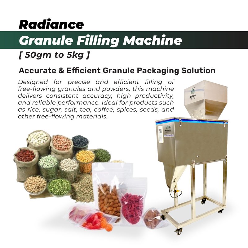 Radiance Granule Filling Machine (50gm to 5kg)