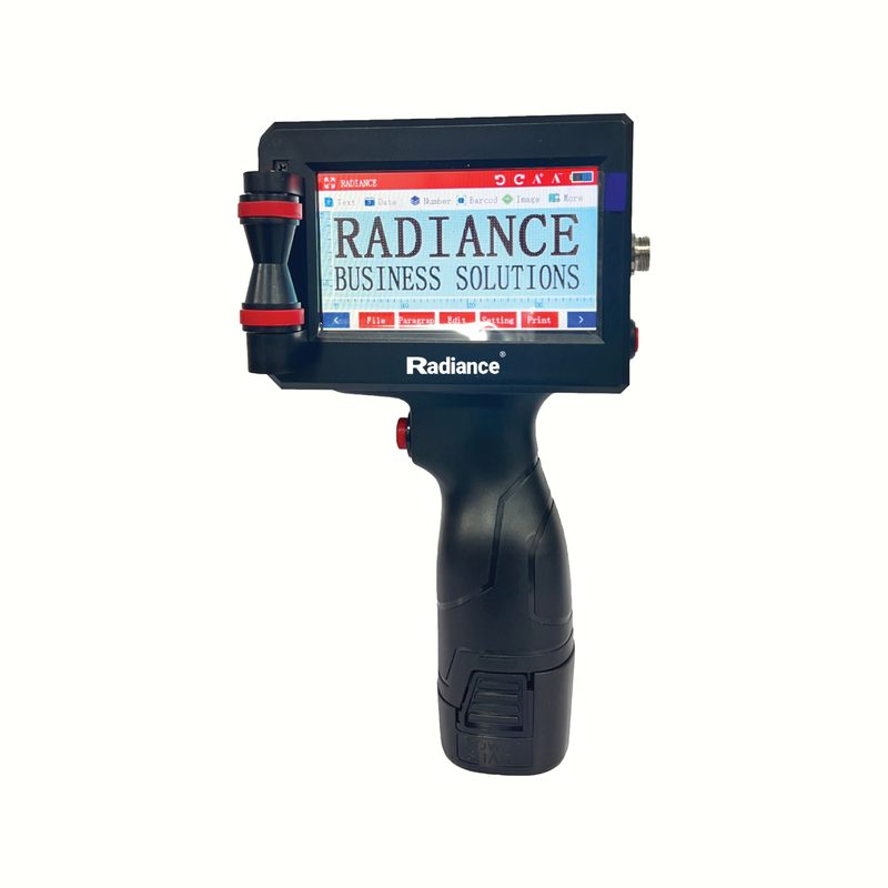 Radiance Handheld TIJ ABS 12.7mm with Premium Solvent Ink Cartridge [Carton Box]