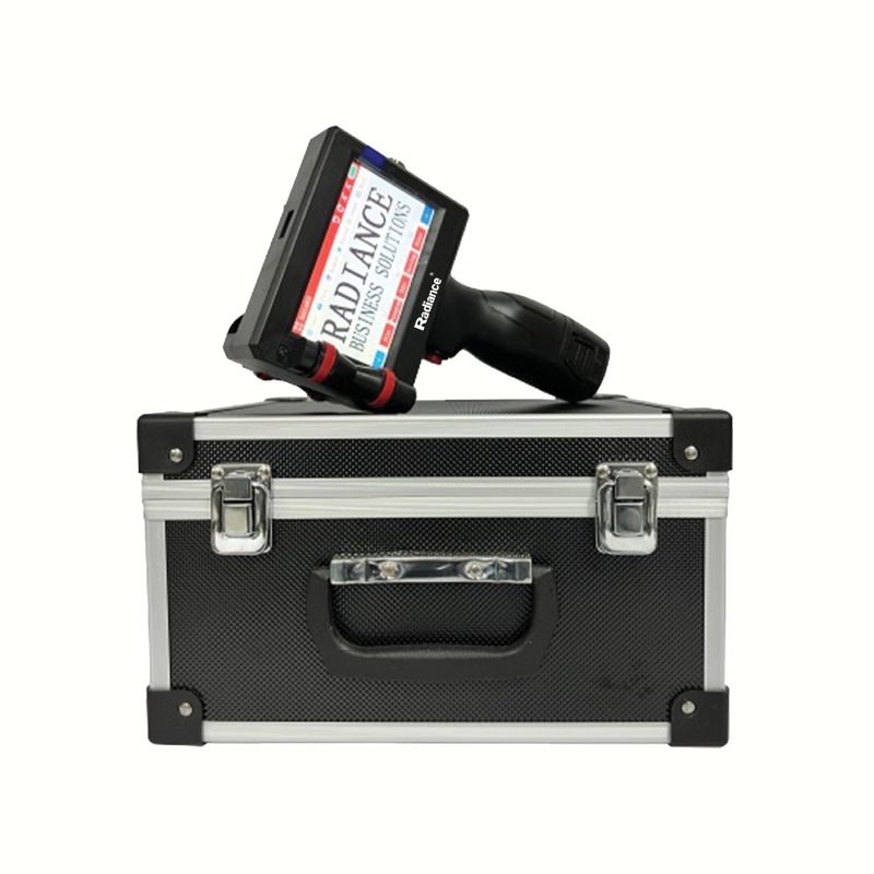 Radiance Handheld TIJ ABS 12.7mm with Premium Solvent Ink Cartridge [Black Box]